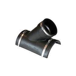 Fernco® TSW-6 Flexible Wye Tap Saddle, 6 in Nominal Size, Cast Iron/Plastic Inlet x Wye Tap Saddle