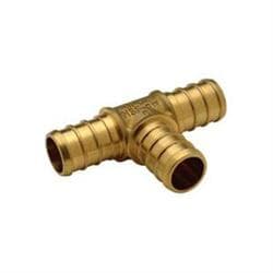Zurn® PEX® Xl QQT443GX Tee, 3/4 x 3/4 x 1/2 in Nominal Size