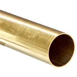 1-1/2 in x 12 ft Brass Plain End Pipe