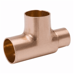 1-1/2 x 3/4 x 1 in Copper Sweat Tee