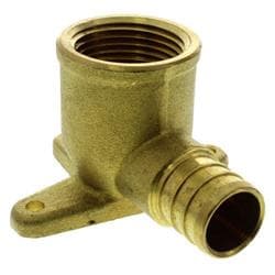 Zurn® PEX® XL QQDE33BFGX 90 deg Drop-Ear Elbow, 1/2 in Nominal Size