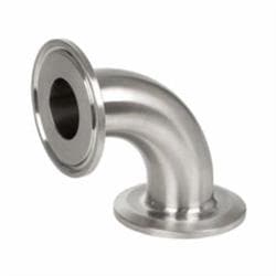 2-1/2 in Sanitary 304 90 Elbow Clamp End