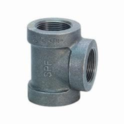 2-1/2 in Black Cast Iron Tee Gs