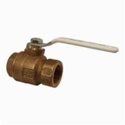 Apollo™ 77CLF10727A Bronze 2 Piece Full Port Ball Valve with Locking Handle, 1-1/2 in Nominal