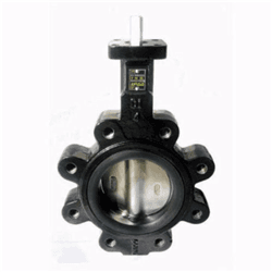 Apollo™ LD14110BE12A Ductile Iron Lugged Butterfly Valve with Aluminum Bronze Disc, EPDM Seat, Stainless Steel Shaft, Gear Operator - Direct Mount, 10 in Nominal
