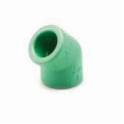 Aquatherm 0112508 Green Pipe® Pipe Elbow, 1/2 in Nominal, Green, 45 deg Elbow Fitting/Connector, Socket Welded End Style