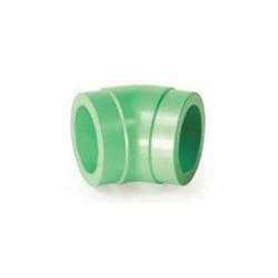 Aquatherm 0112535 Green Pipe® Pipe Elbow, 8 in Nominal, Green, 45 deg Elbow Fitting/Connector, Butt Welded End Style