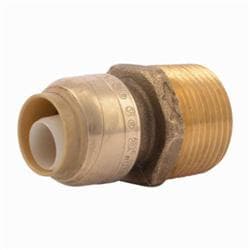 Sharkbite® U116LF Male Connector, 1/2 x 3/4 in Nominal, 1-3/4 in Length