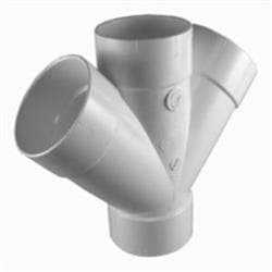 3 in Pvc Sch 30 Double Wye Dwv