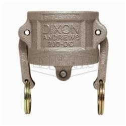 Dixon® 100-DC-AL Cam and Groove Type DC Dust Cap, 1 in