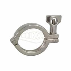 Dixon® 13MHHM200 Single Pin Heavy Duty Clamp with Cross Hole Wing Nut, 2 in Tube