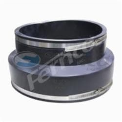 Fernco® 1006-88 Flexible Pipe Coupling, 8 in Nominal Size, Concrete x Cast Iron/Plastic/C/Steel/Lead