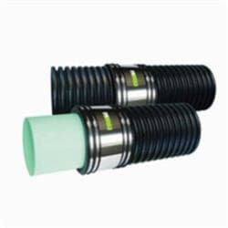 Fernco® 1070-1010HTRC Flex Coupling, 10 in Nominal Size, Corrugated Polyethylene x Plastic