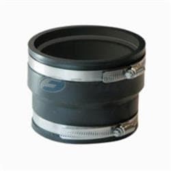 Fernco® 1070-44 Flexible Pipe Coupling, 4 in Nominal Size, ADS x Cast Iron/Plastic
