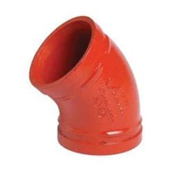 Victaulic® F060003P00 FireLock® Pipe 45 deg Elbow, 6 in Nominal