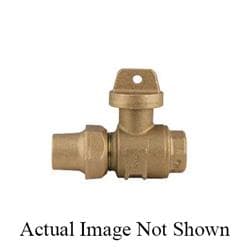 Ford B21-555-NL Ball Valve Curb Stop, 1-1/4 in Nominal