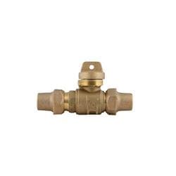 Ford B22-777M-NL Minneapolis Pattern Ball Valve Curb Stop, 2 in Nominal