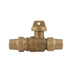 Ford B22-444-NL Ball Valve Curb Stop, 1 in Nominal