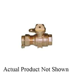 Ford B41-333-Q-NL Ball Valve Curb Stop, 3/4 in Nominal