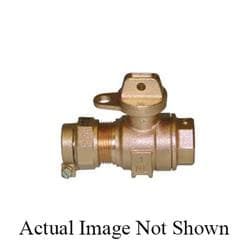 Ford B41-333-NL Ball Valve Curb Stop, 3/4 in Nominal