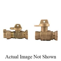 Ford B91-323W-NL Straight Ball Yoke Valve, 3/4 in Nominal