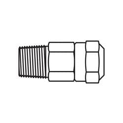 Ford C84-55-Q-NL C84 Straight Coupling, 1-1/4 in Nominal