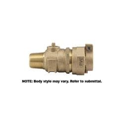 Ford FB1002-4-NL Ball Corporation Stop, 1 in Nominal