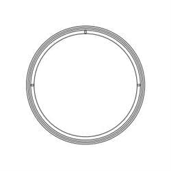 Ford PRR-2 Riser Ring, 23-1/4 in OD x 2 in H