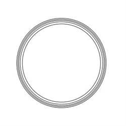 Ford PR Ring, 23-1/4 in OD x 6 in H