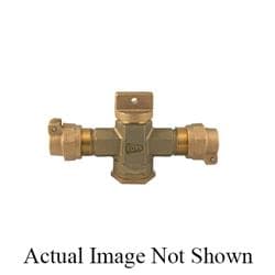 Ford Z44-333-Q-NL Standard Inverted Key Curb Stop, 3/4 in Nominal
