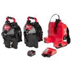 Milwaukee® Tool 2775C-222 M18 FUEL™ SWITCH PACK™ Sectional Drum Machine with 1/2" Cable, 1-1/4 to 4 in Drain Line, 100 ft Max Run, 18 VDC