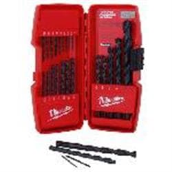 Milwaukee® Tool 48-89-2801 Thunderbolt® Secure-Grip™ Drill Bit Set, 21 Pieces, Black Oxide
