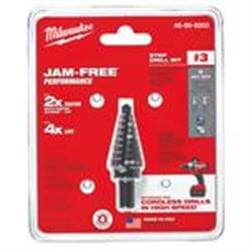 Milwaukee® Tool 48-89-9203 Step Drill Bit, 1/4 in Dia Min Hole, 3/4 in Dia Max Hole