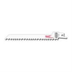 Milwaukee® Tool 48-00-5041 Tapered Back Reciprocating Saw Blade, 6 in L x 3/4 in W, 4/16, Bi-Metal Body