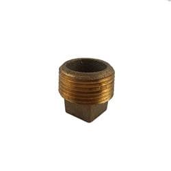 1/2 in Brass Plug Lead Free Gs