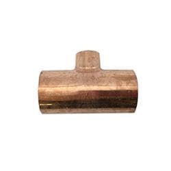 3/4 x 3/4 x 1/2 in Copper Sweat Tee Gs