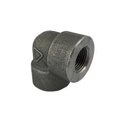 1/2 in 3000Lb Forged Steel 90 Threaded Gs