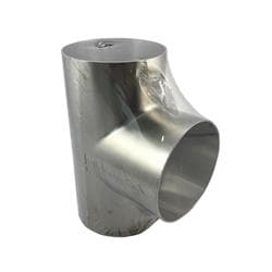 1-1/2 in Sanitary 304 Stainless Steel Tee Weld End