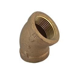 1-1/4 in Brass 45 Lead Free Gs