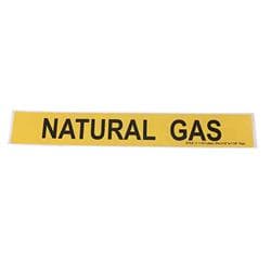 NATURAL GAS BLACK ON YELLOW STYLE C