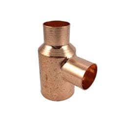 2 x 1-1/4 x 1-1/4 in Copper Sweat Tee Gs
