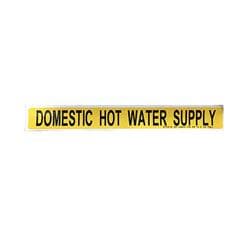 DOMESTIC HOT WATER SUPPLY BLACK ON