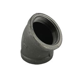 3 in Black 45 Elbow Gs