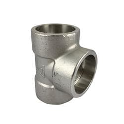 1 in Stainless Steel 304L Socket Weld Tee Gs