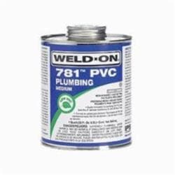 IPS Weld-On® 781 Clear Medium Pvc Cement, 1/2 pt