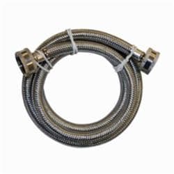 Braided Washing Machine Connector, 3/4 x 3/4 in Female Hose, 72 in Length