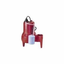 Liberty Pumps® LE41LP LE40 1-Phase Submersible Sewage Pump, 125 gpm, 2 in FNPT Outlet, 4/10 hp, 115 VAC, 60 Hz, 1725 rpm Motor