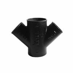 2 in No-Hub Double Wye