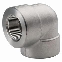1-1/4 in 3000Lb Stainless Steel 304L 90 Elbow