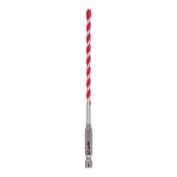 Milwaukee® Tool 48-20-9006 SHOCKWAVE™ Single Ended Hammer Drill Bit, 3/16 in Drill Bit, 1/4 in Hex Shank